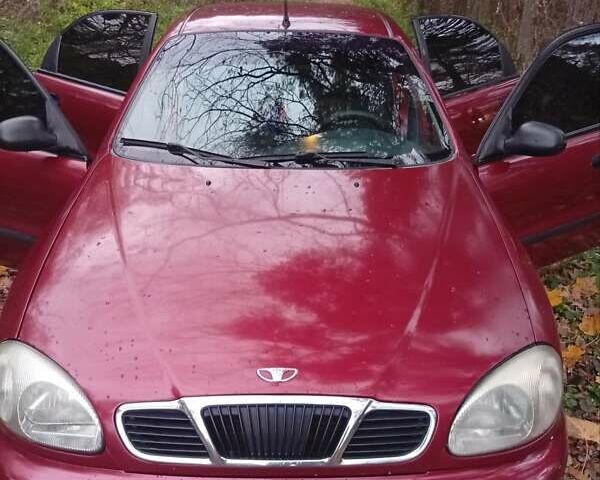 Красный Дэу Ланос, объемом двигателя 1.5 л и пробегом 174 тыс. км за 1750 $, фото 10 на Automoto.ua