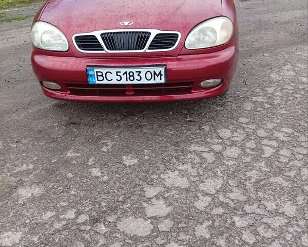 Красный Дэу Ланос, объемом двигателя 1.5 л и пробегом 174 тыс. км за 1550 $, фото 4 на Automoto.ua