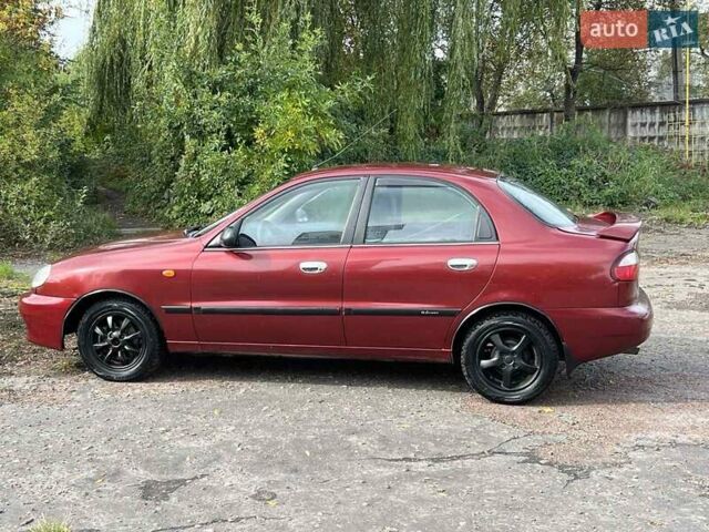 Червоний Деу Ланос, об'ємом двигуна 1.6 л та пробігом 277 тис. км за 1750 $, фото 6 на Automoto.ua
