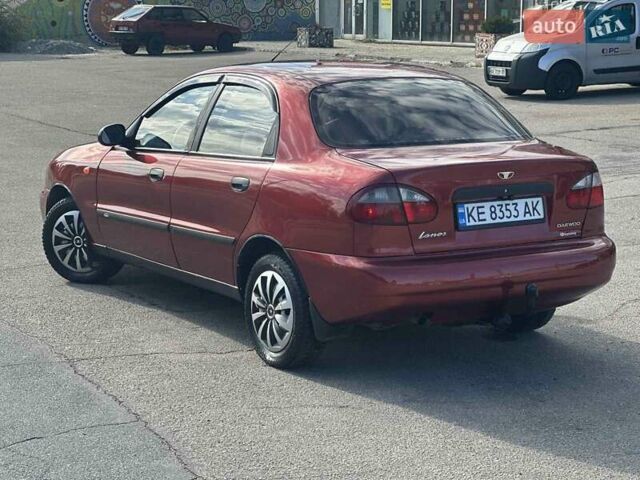 Красный Дэу Ланос, объемом двигателя 1.6 л и пробегом 219 тыс. км за 2900 $, фото 5 на Automoto.ua