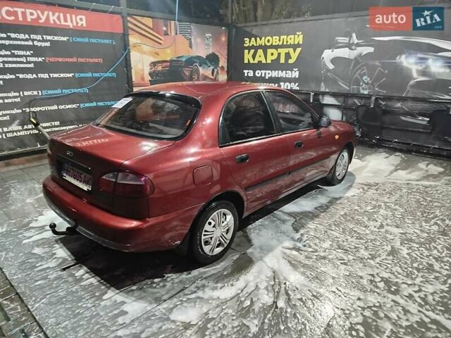 Красный Дэу Ланос, объемом двигателя 1.5 л и пробегом 200 тыс. км за 2250 $, фото 10 на Automoto.ua