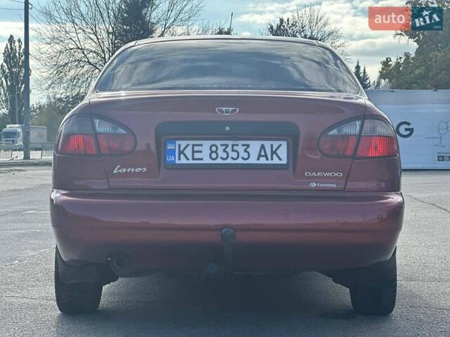 Красный Дэу Ланос, объемом двигателя 1.6 л и пробегом 219 тыс. км за 2900 $, фото 4 на Automoto.ua