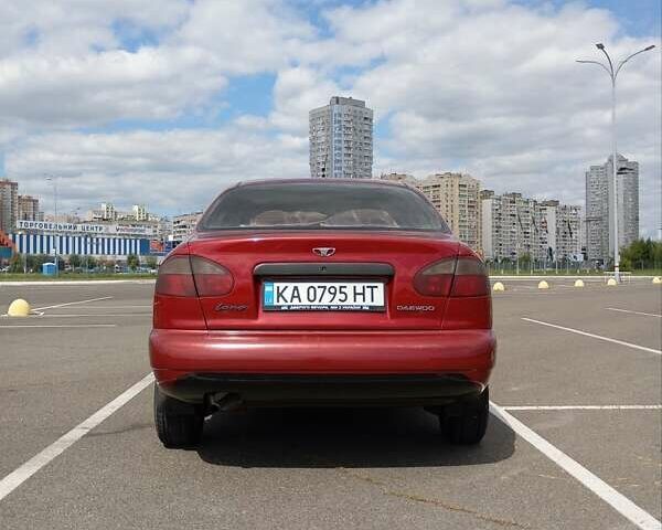 Красный Дэу Ланос, объемом двигателя 1.5 л и пробегом 390 тыс. км за 2399 $, фото 6 на Automoto.ua