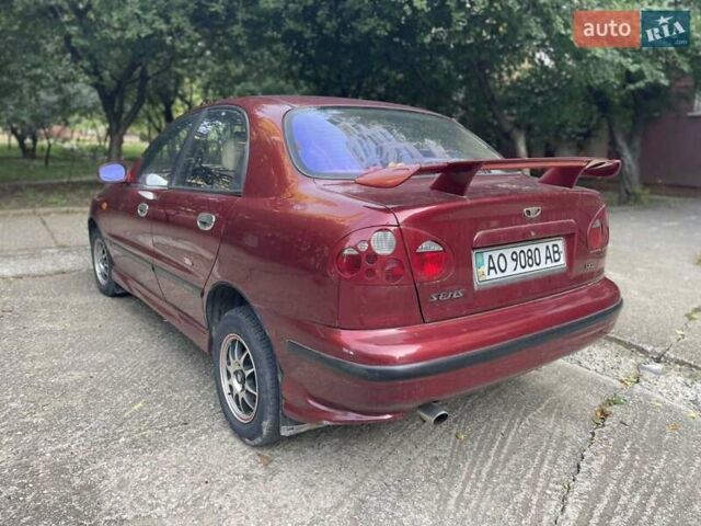 Червоний Деу Ланос, об'ємом двигуна 1.3 л та пробігом 128 тис. км за 1800 $, фото 2 на Automoto.ua