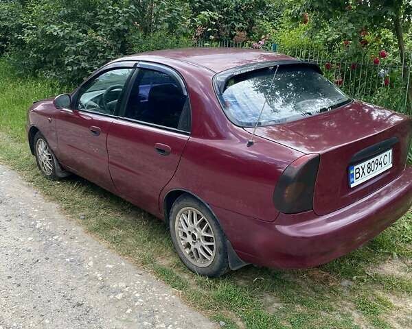 Красный Дэу Ланос, объемом двигателя 1.6 л и пробегом 222 тыс. км за 2660 $, фото 4 на Automoto.ua