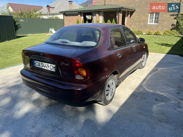 Красный Дэу Ланос, объемом двигателя 1.5 л и пробегом 218 тыс. км за 1800 $, фото 2 на Automoto.ua