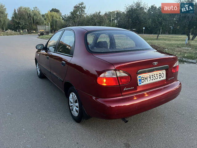 Красный Дэу Ланос, объемом двигателя 1.5 л и пробегом 191 тыс. км за 2550 $, фото 8 на Automoto.ua