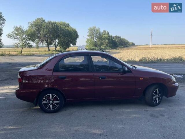 Красный Дэу Ланос, объемом двигателя 1.6 л и пробегом 161 тыс. км за 3300 $, фото 9 на Automoto.ua