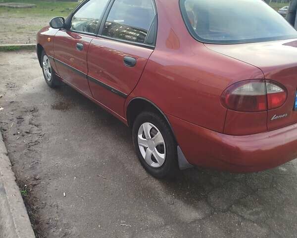 Красный Дэу Ланос, объемом двигателя 1.5 л и пробегом 216 тыс. км за 2500 $, фото 3 на Automoto.ua
