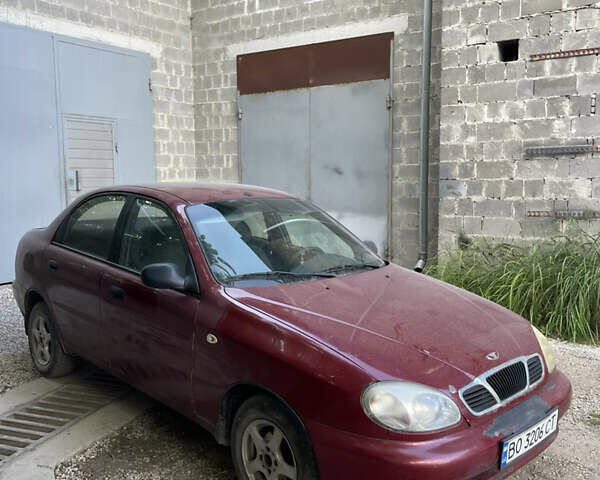 Красный Дэу Ланос, объемом двигателя 1.5 л и пробегом 195 тыс. км за 1050 $, фото 3 на Automoto.ua
