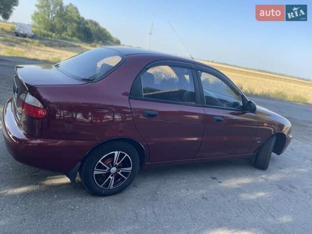 Красный Дэу Ланос, объемом двигателя 1.6 л и пробегом 161 тыс. км за 3300 $, фото 8 на Automoto.ua