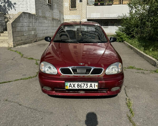 Красный Дэу Ланос, объемом двигателя 1.5 л и пробегом 157 тыс. км за 1435 $, фото 5 на Automoto.ua