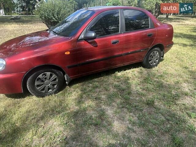 Красный Дэу Ланос, объемом двигателя 1.5 л и пробегом 59 тыс. км за 3750 $, фото 3 на Automoto.ua