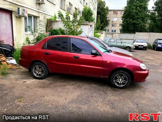 Червоний Деу Ланос, об'ємом двигуна 1.5 л та пробігом 190 тис. км за 1950 $, фото 3 на Automoto.ua