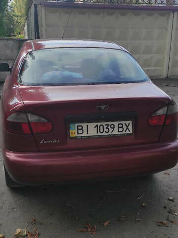 Красный Дэу Ланос, объемом двигателя 1.5 л и пробегом 180 тыс. км за 2300 $, фото 4 на Automoto.ua