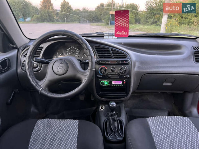 Красный Дэу Ланос, объемом двигателя 1.5 л и пробегом 191 тыс. км за 2550 $, фото 20 на Automoto.ua