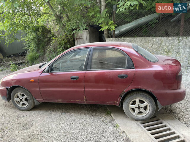 Красный Дэу Ланос, объемом двигателя 1.5 л и пробегом 195 тыс. км за 1050 $, фото 13 на Automoto.ua