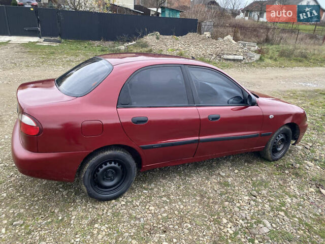 Красный Дэу Ланос, объемом двигателя 1.5 л и пробегом 220 тыс. км за 1350 $, фото 3 на Automoto.ua