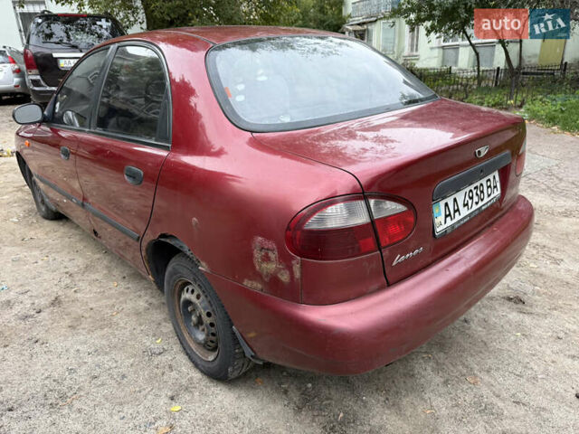 Красный Дэу Ланос, объемом двигателя 1.5 л и пробегом 375 тыс. км за 1400 $, фото 3 на Automoto.ua