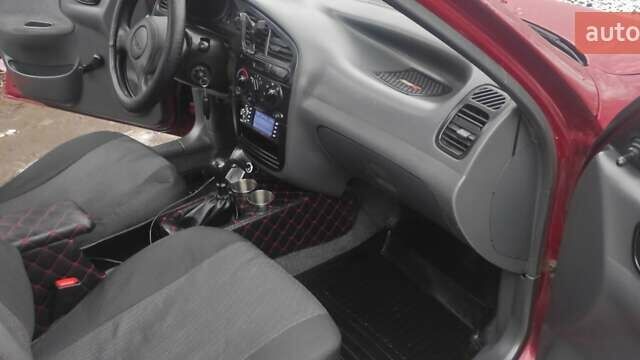 Красный Дэу Ланос, объемом двигателя 1.5 л и пробегом 260 тыс. км за 2500 $, фото 12 на Automoto.ua