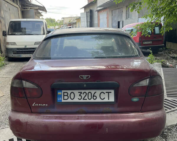 Красный Дэу Ланос, объемом двигателя 1.5 л и пробегом 195 тыс. км за 1050 $, фото 10 на Automoto.ua