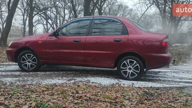 Красный Дэу Ланос, объемом двигателя 1.5 л и пробегом 260 тыс. км за 2500 $, фото 10 на Automoto.ua