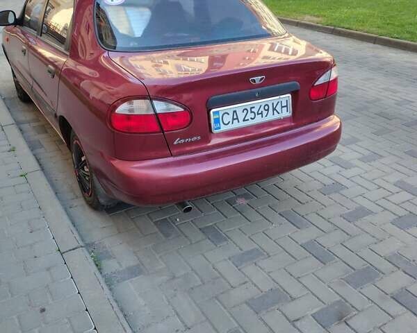 Красный Дэу Ланос, объемом двигателя 1.5 л и пробегом 73 тыс. км за 2000 $, фото 4 на Automoto.ua