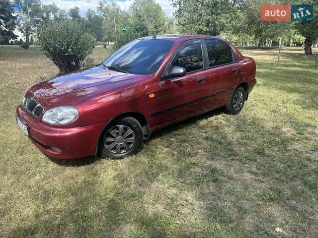 Красный Дэу Ланос, объемом двигателя 1.5 л и пробегом 59 тыс. км за 3750 $, фото 2 на Automoto.ua