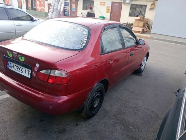 Красный Дэу Ланос, объемом двигателя 1.5 л и пробегом 175 тыс. км за 1000 $, фото 4 на Automoto.ua
