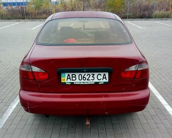 Красный Дэу Ланос, объемом двигателя 1.5 л и пробегом 322 тыс. км за 2300 $, фото 2 на Automoto.ua