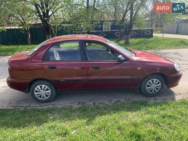 Красный Дэу Ланос, объемом двигателя 1.5 л и пробегом 150 тыс. км за 2500 $, фото 4 на Automoto.ua