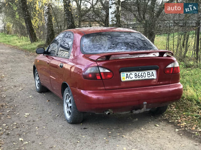 Дэу Ланос 2006 в Косове на Automoto.ua Красный Дэу Ланос, объемом двигателя 1.5 л и пробегом 263 тыс. км за 1518 $, фото 4 на Automoto.ua