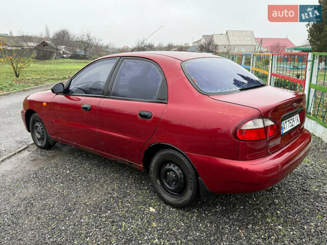 Красный Дэу Ланос, объемом двигателя 1.5 л и пробегом 224 тыс. км за 1750 $, фото 2 на Automoto.ua