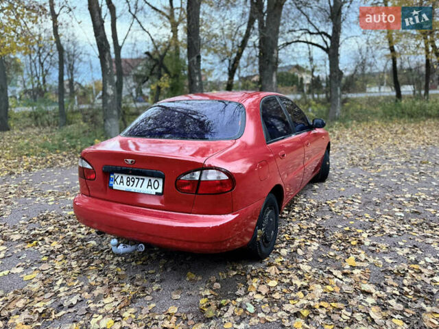 Деу Ланос 2006 у Василькове на Automoto.ua Червоний Деу Ланос, об'ємом двигуна 1.5 л та пробігом 141 тис. км за 1700 $, фото 4 на Automoto.ua