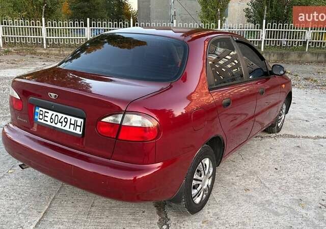 Дэу Ланос 2006 в Южноукраинске на Automoto.ua Красный Дэу Ланос, объемом двигателя 1.5 л и пробегом 98 тыс. км за 2900 $, фото 4 на Automoto.ua
