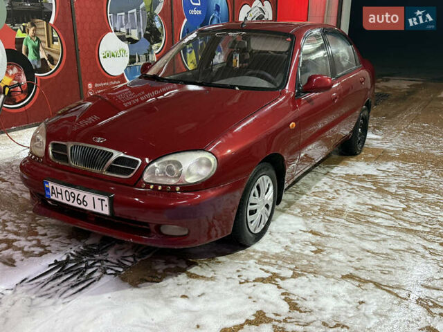 Красный Дэу Ланос, объемом двигателя 1.5 л и пробегом 175 тыс. км за 1500 $, фото 1 на Automoto.ua