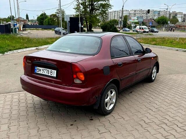 Красный Дэу Ланос, объемом двигателя 1.5 л и пробегом 310 тыс. км за 1950 $, фото 3 на Automoto.ua