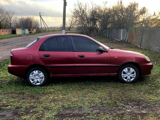 Красный Дэу Ланос, объемом двигателя 1.4 л и пробегом 0 тыс. км за 1350 $, фото 3 на Automoto.ua