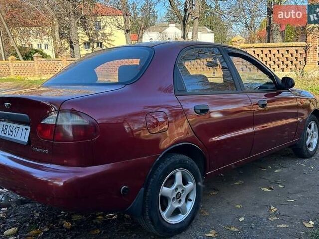 Красный Дэу Ланос, объемом двигателя 1.6 л и пробегом 216 тыс. км за 1900 $, фото 9 на Automoto.ua
