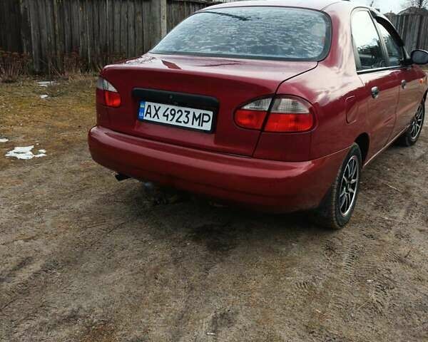 Красный Дэу Ланос, объемом двигателя 1.5 л и пробегом 256 тыс. км за 2900 $, фото 3 на Automoto.ua