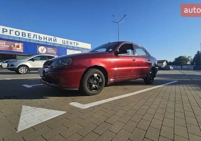 Красный Дэу Ланос, объемом двигателя 1.6 л и пробегом 160 тыс. км за 2550 $, фото 7 на Automoto.ua
