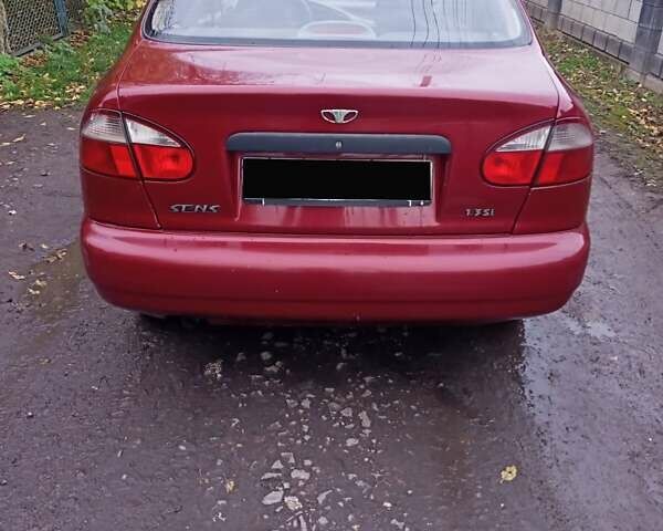 Червоний Деу Ланос, об'ємом двигуна 1.3 л та пробігом 220 тис. км за 1850 $, фото 7 на Automoto.ua