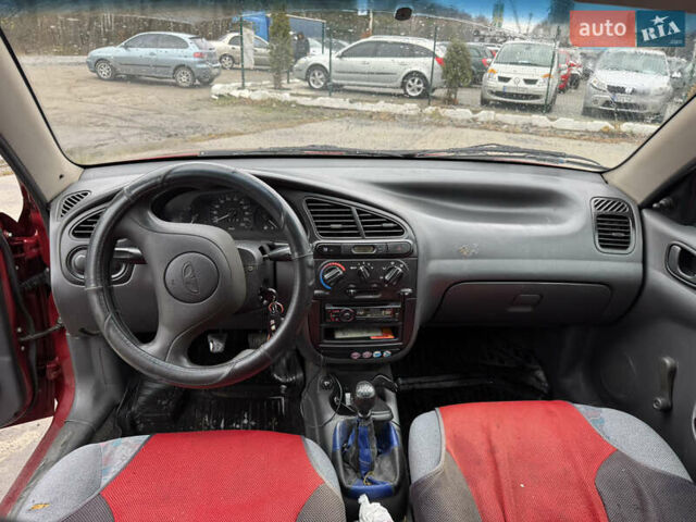 Красный Дэу Ланос, объемом двигателя 1.5 л и пробегом 310 тыс. км за 1850 $, фото 8 на Automoto.ua