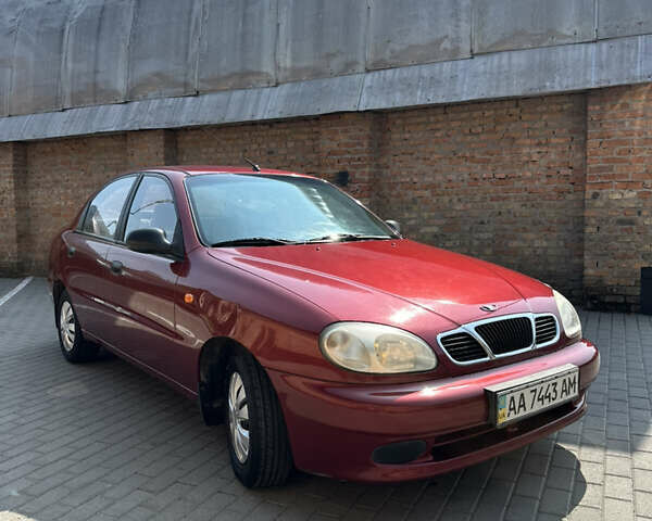 Червоний Деу Ланос, об'ємом двигуна 1.5 л та пробігом 154 тис. км за 2250 $, фото 1 на Automoto.ua