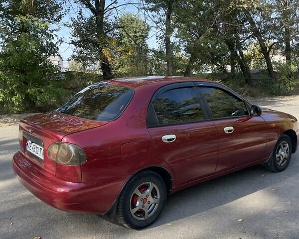 Красный Дэу Ланос, объемом двигателя 1.5 л и пробегом 95 тыс. км за 3200 $, фото 1 на Automoto.ua