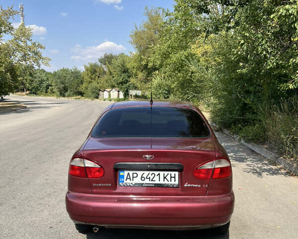 Красный Дэу Ланос, объемом двигателя 1.5 л и пробегом 158 тыс. км за 2500 $, фото 2 на Automoto.ua
