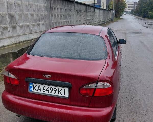 Красный Дэу Ланос, объемом двигателя 1.5 л и пробегом 309 тыс. км за 2000 $, фото 3 на Automoto.ua