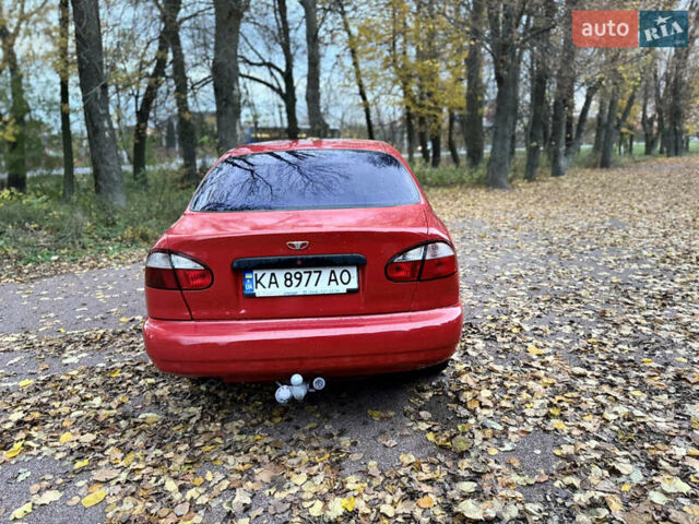 Деу Ланос 2006 у Василькове на Automoto.ua Червоний Деу Ланос, об'ємом двигуна 1.5 л та пробігом 141 тис. км за 1700 $, фото 5 на Automoto.ua