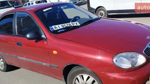 Красный Дэу Ланос, объемом двигателя 1.5 л и пробегом 224 тыс. км за 2700 $, фото 5 на Automoto.ua