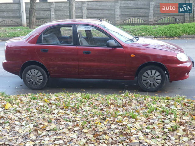 Красный Дэу Ланос, объемом двигателя 1.5 л и пробегом 270 тыс. км за 2450 $, фото 3 на Automoto.ua